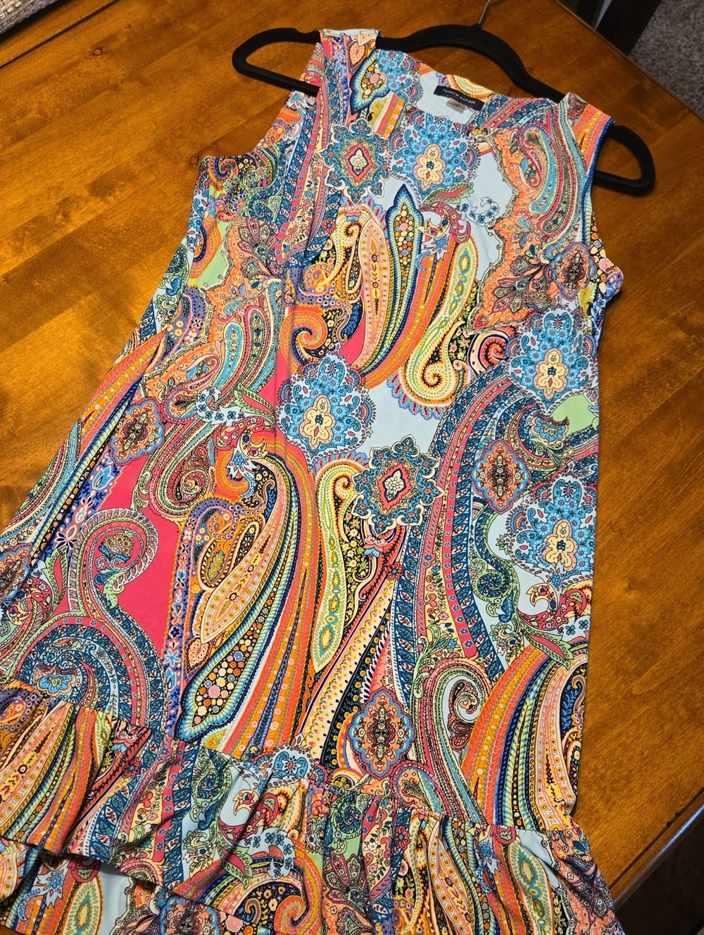 Tommy Hilfiger Multicolor Paisley Sleeveless Midi Dress